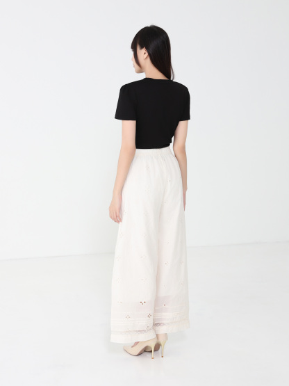Eyelet Long Pants 45726