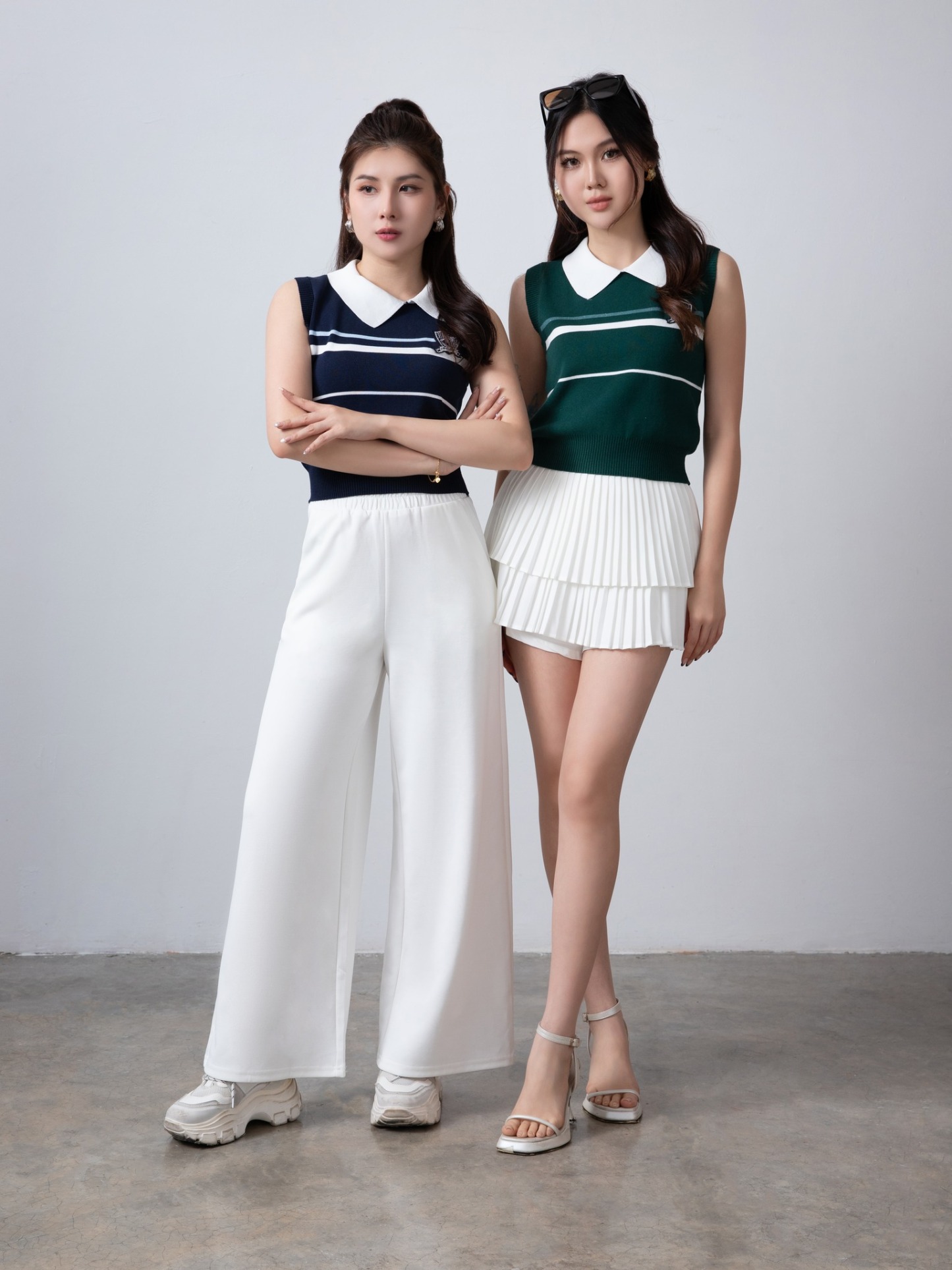 Fake Two Piece Knitted Top DJ050