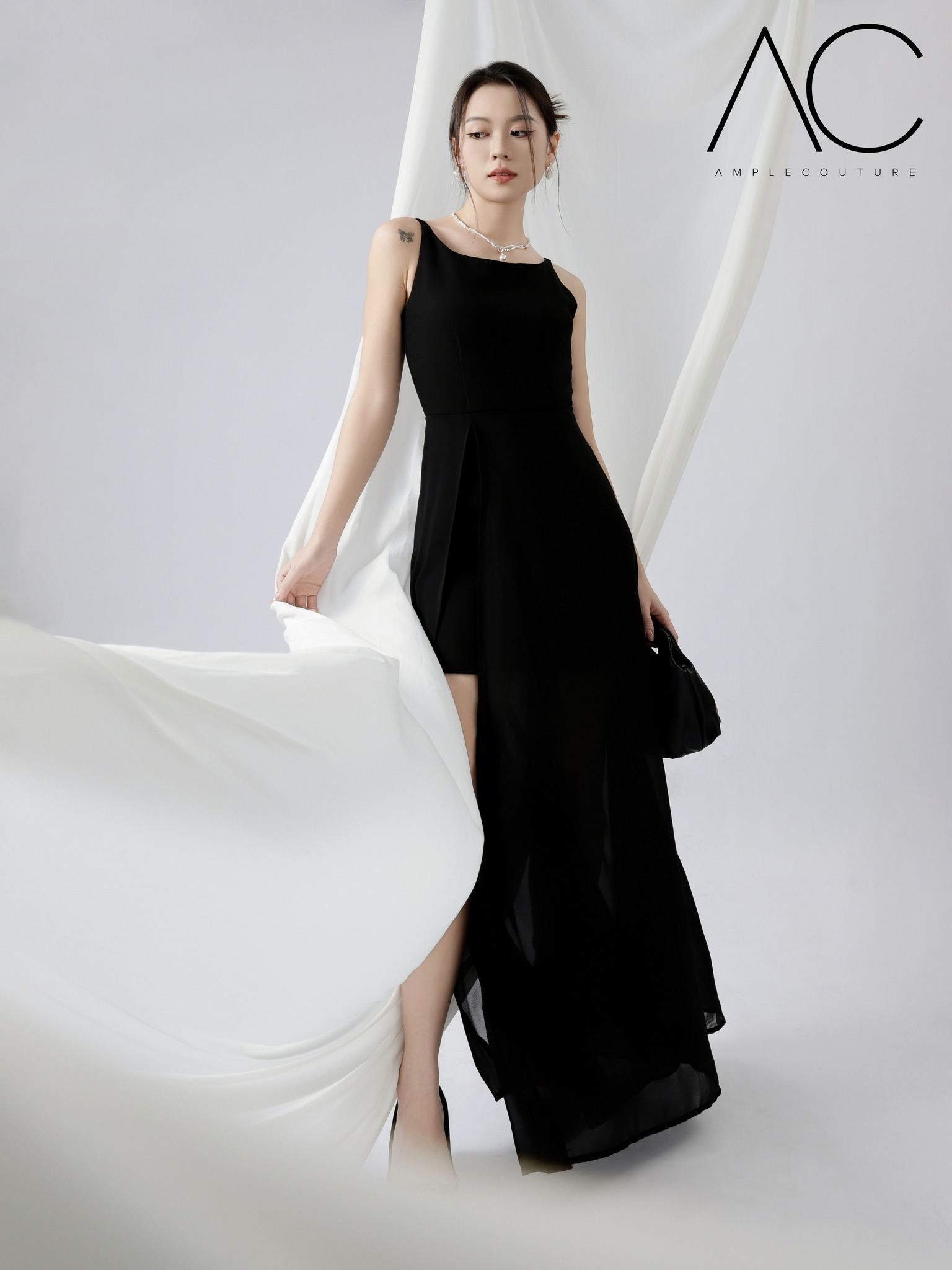 Sleeveless Back Zip Dress 37485