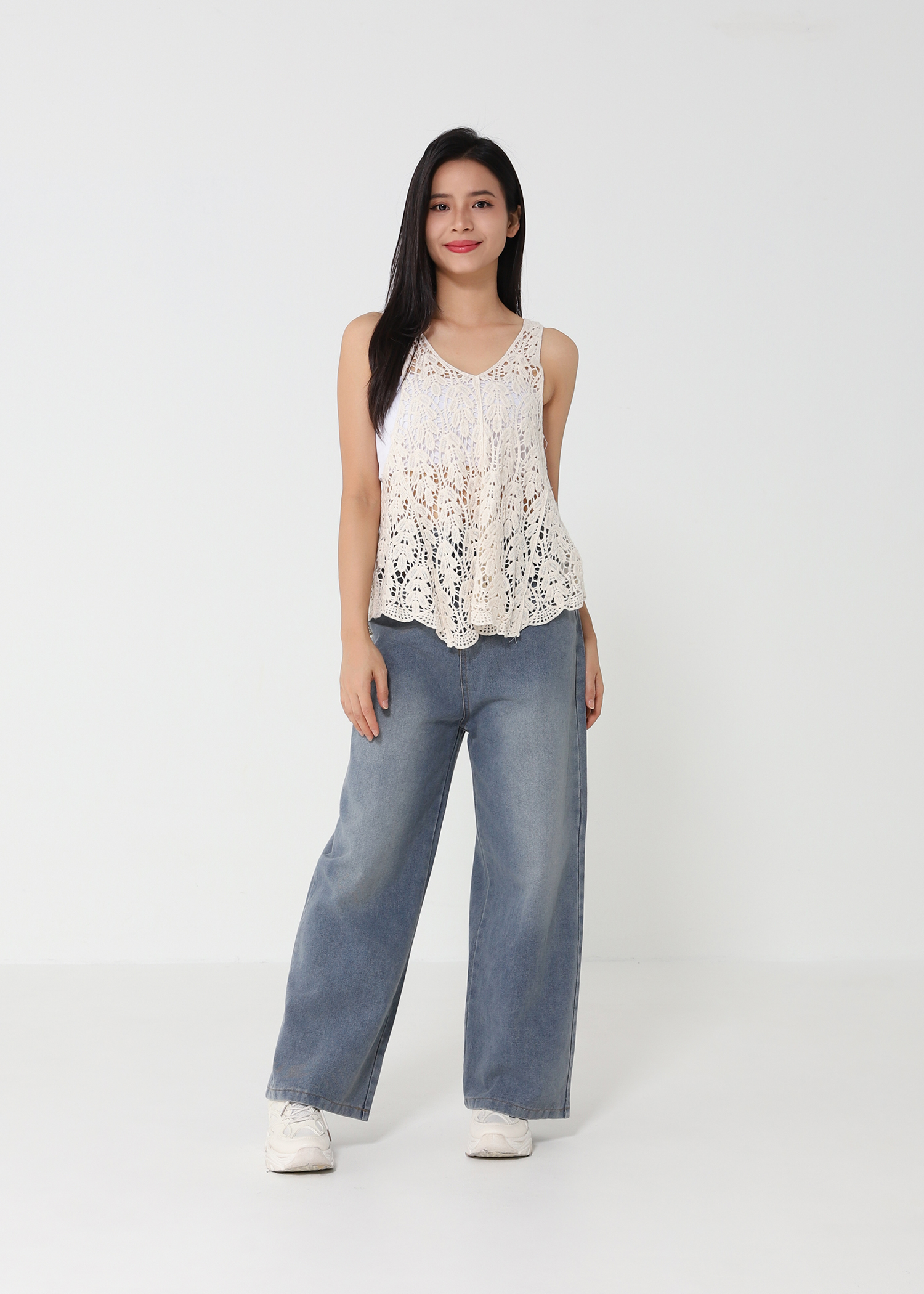 Eyelet Top 47142