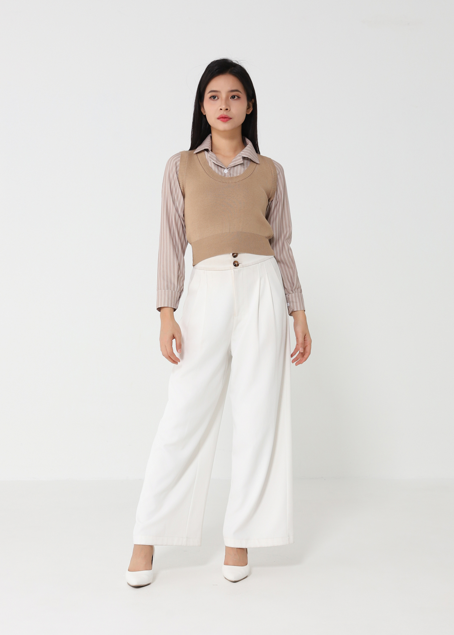 Fake Two Piece Top 48251