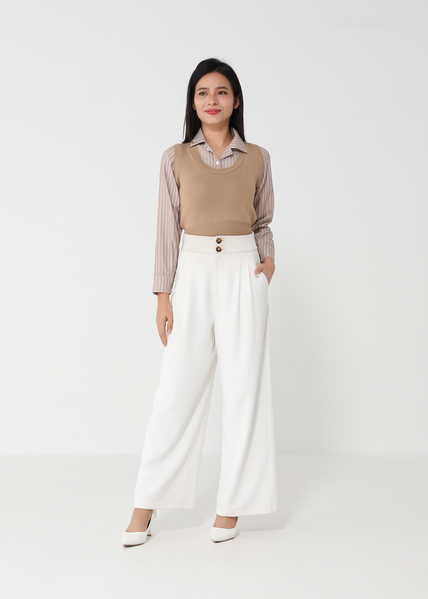 Fake Two Piece Top 48251