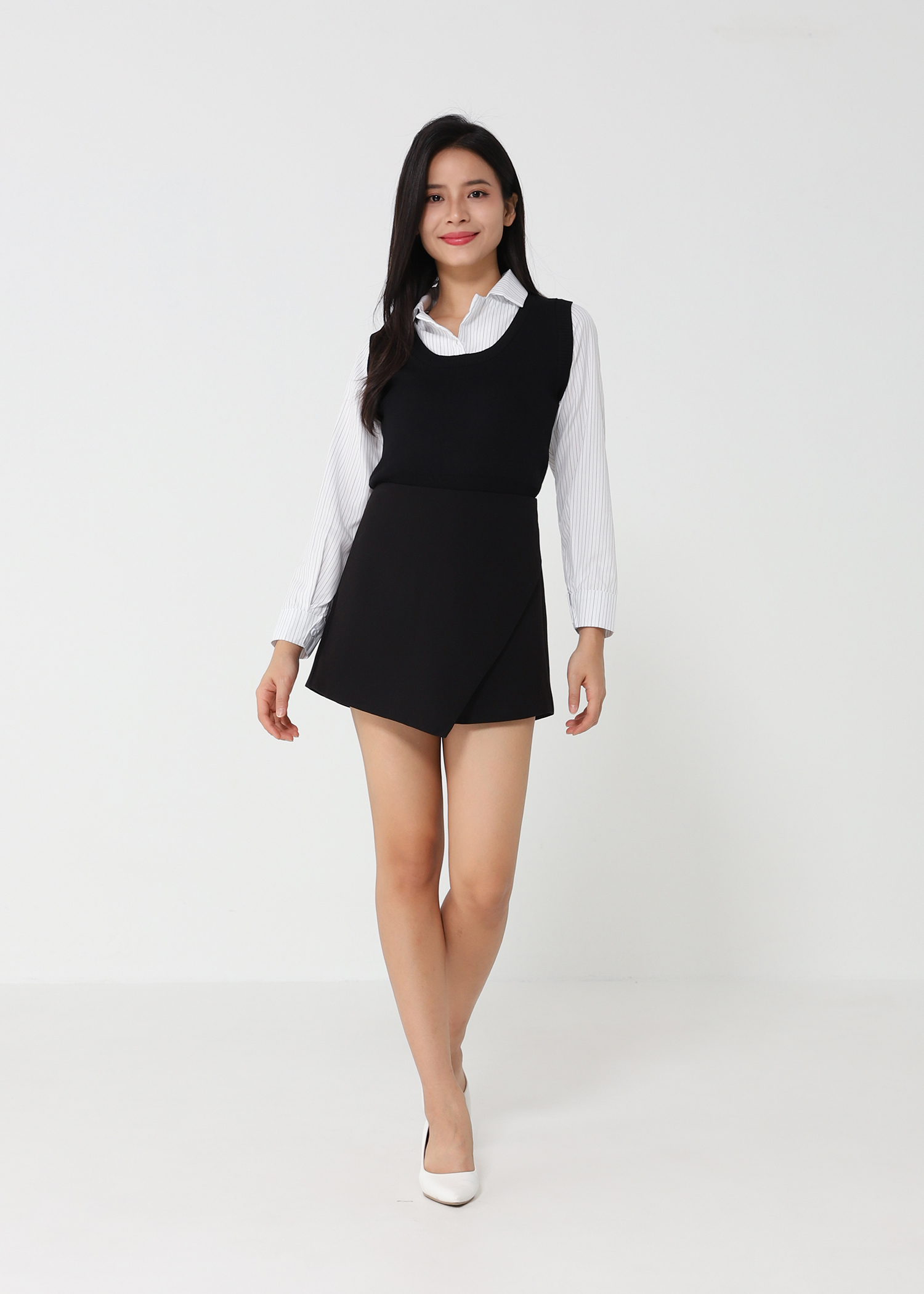 Fake Two Piece Top 48251