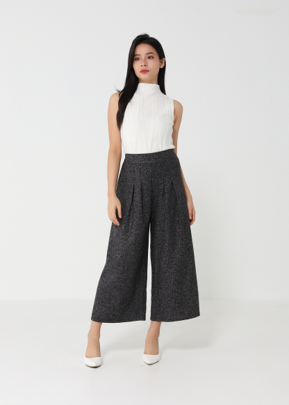High Waist Wide Leg Long Pants 48253