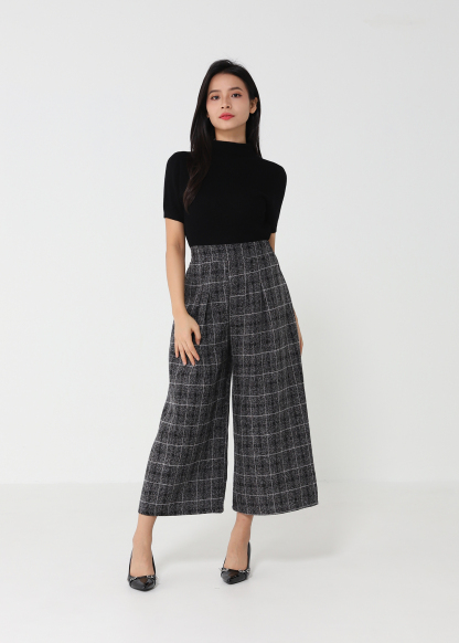 High Waist Wide Leg Long Pants 48253