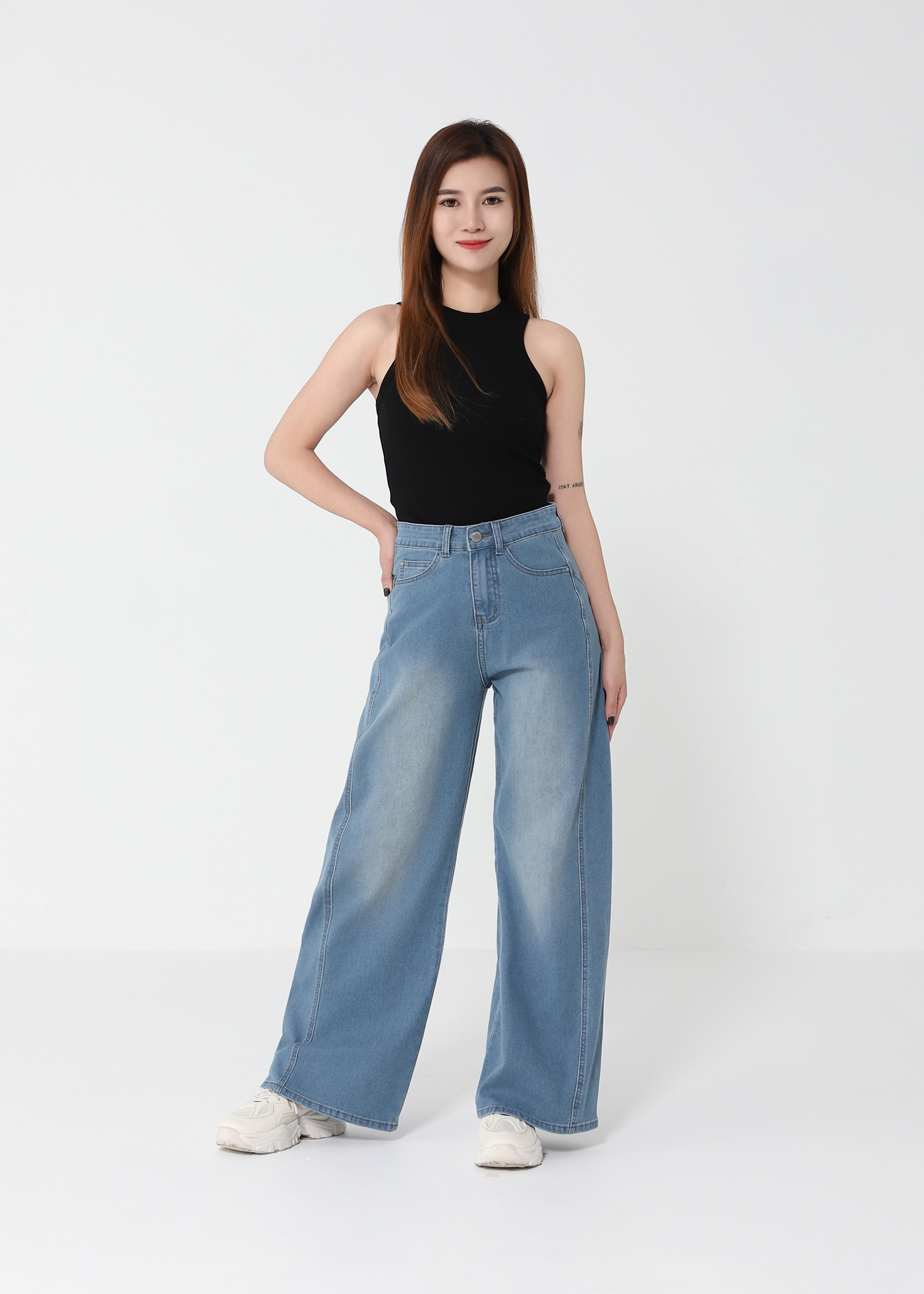 Denim Long Pants 48321