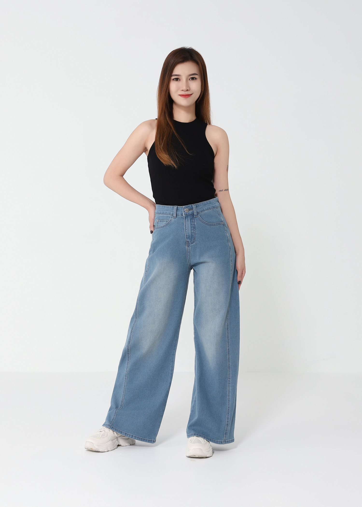 Denim Long Pants 48321