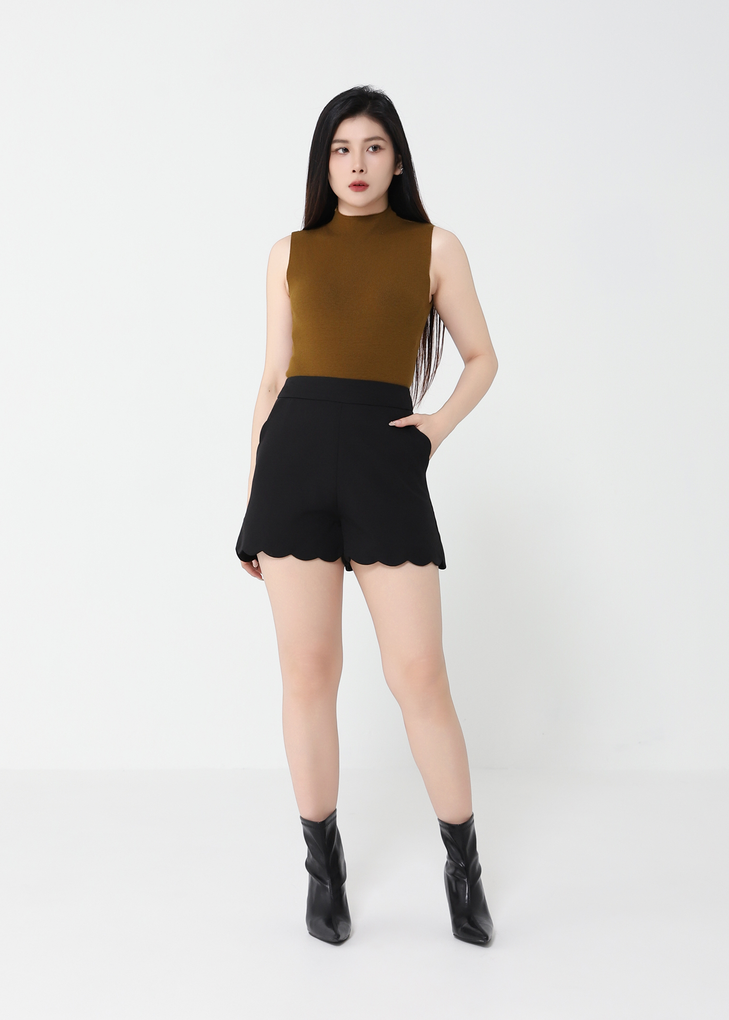 Knitted Sleeveless Top 48546