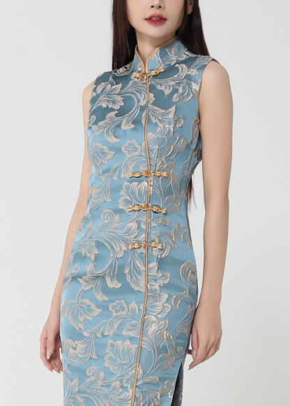 Floral Cheongsam Dress 48572