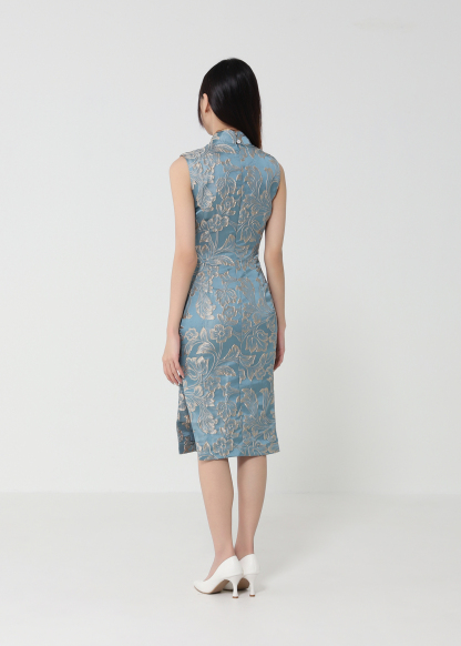 Floral Cheongsam Dress 48572
