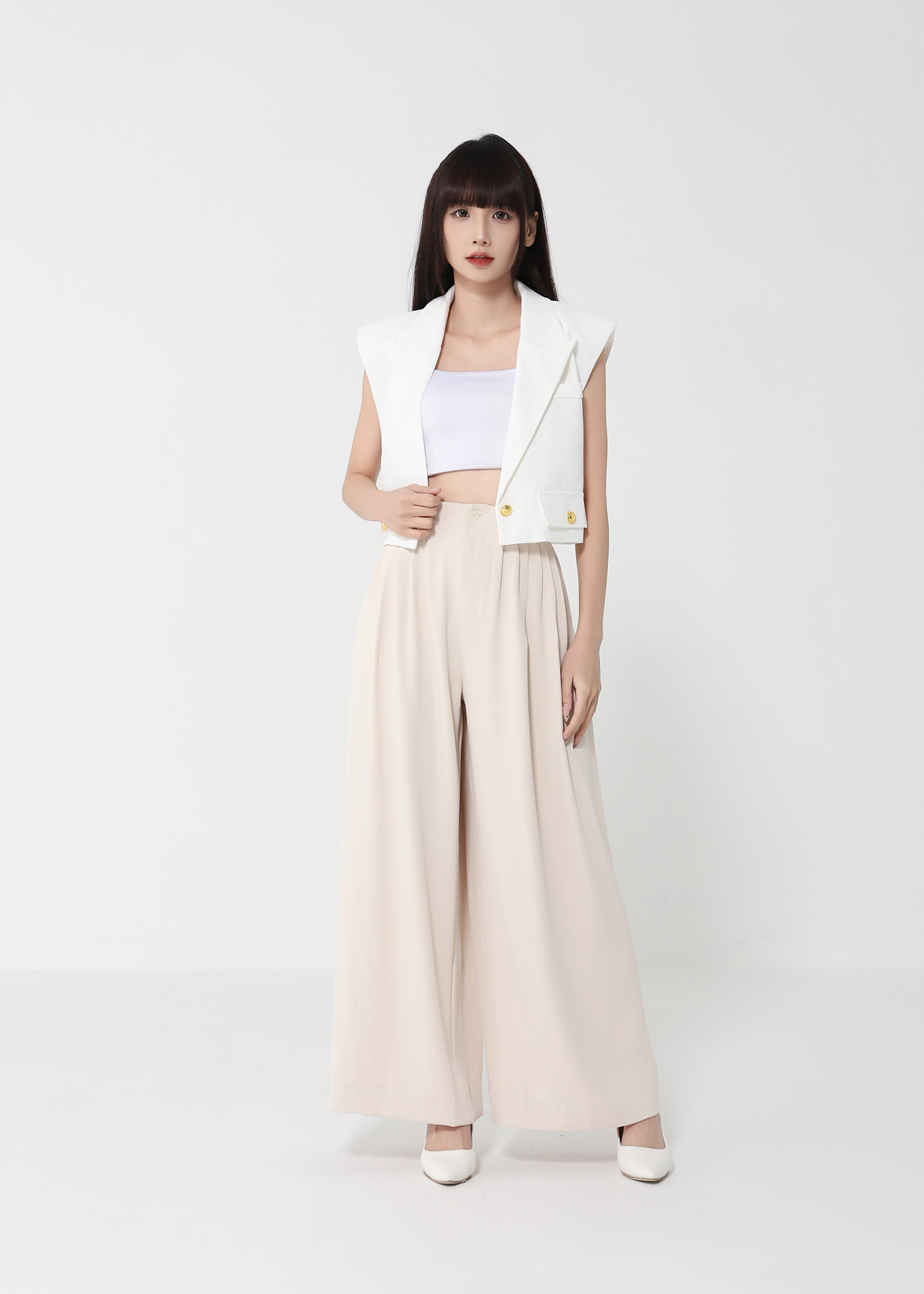 Formal Sleeveless Top 48722