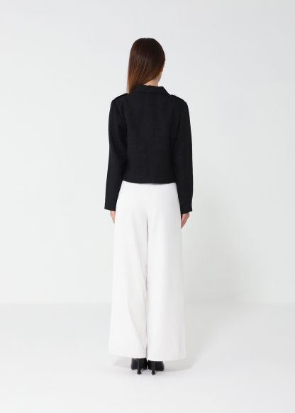 Front Button Long Sleeve Top 48871