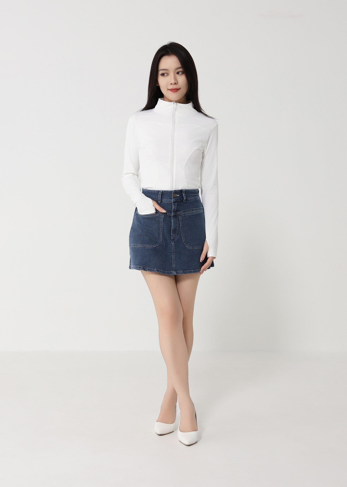 Sport Wear Front Zip Top 48939