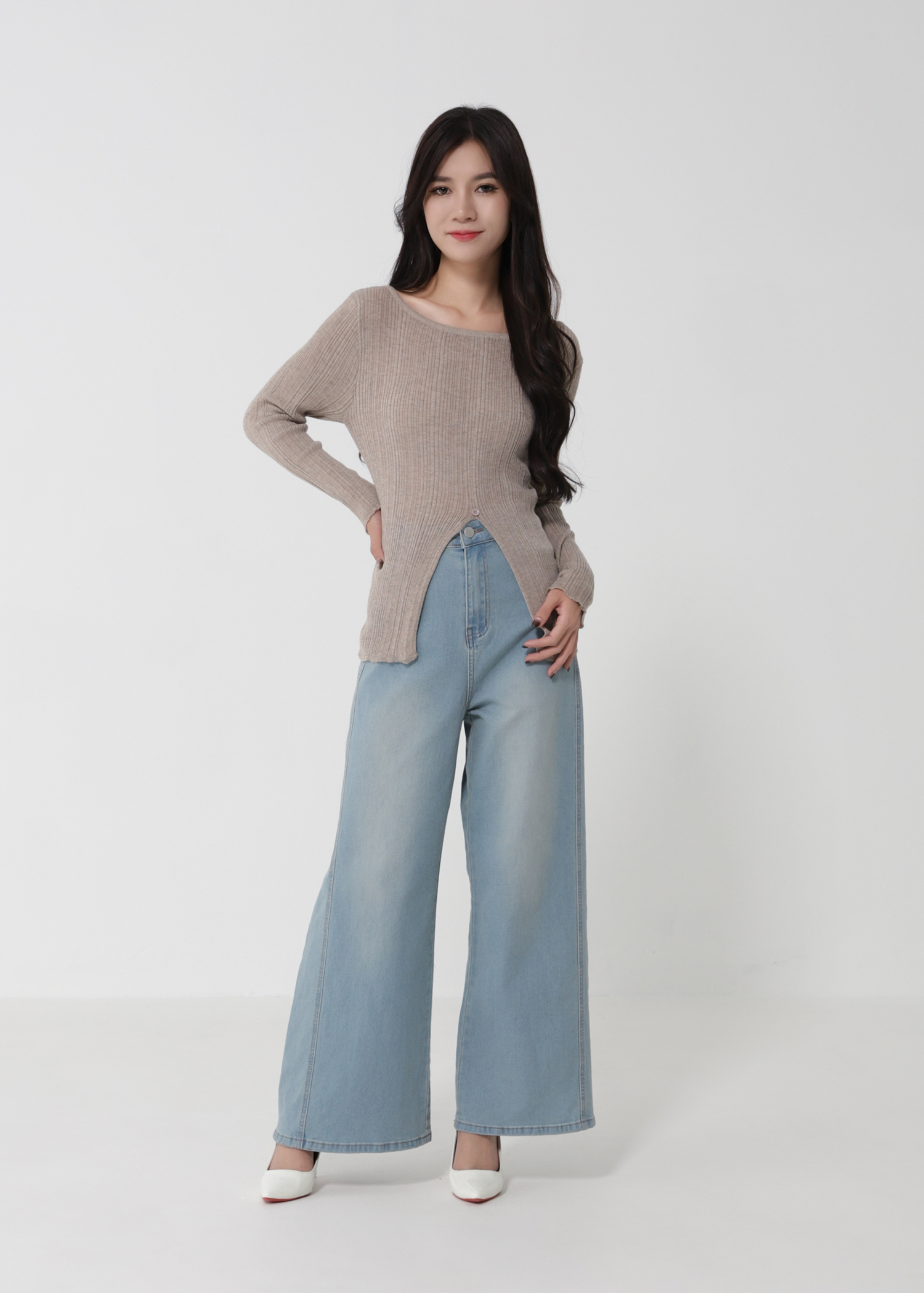 Split Blouse 49027