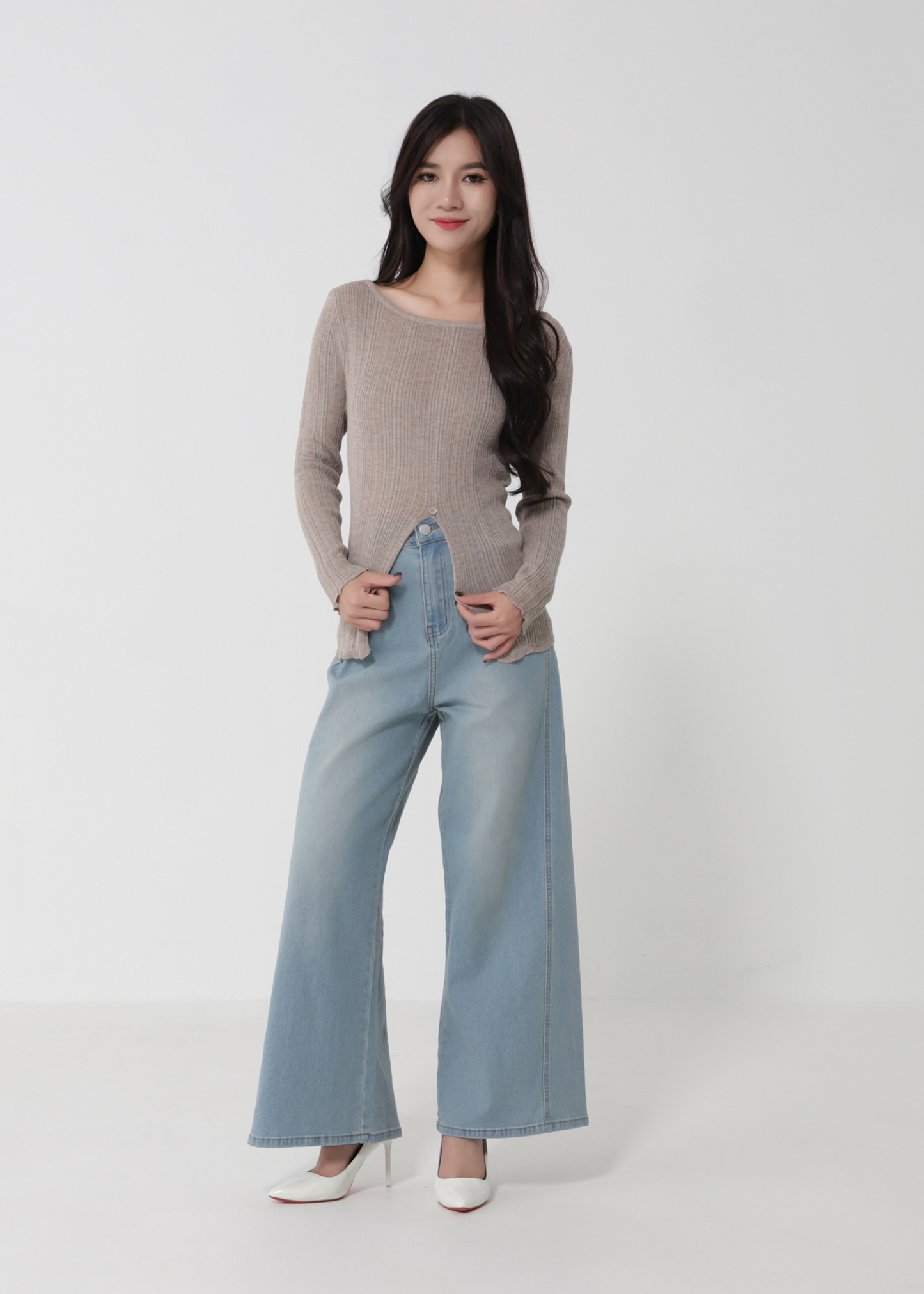 Split Blouse 49027