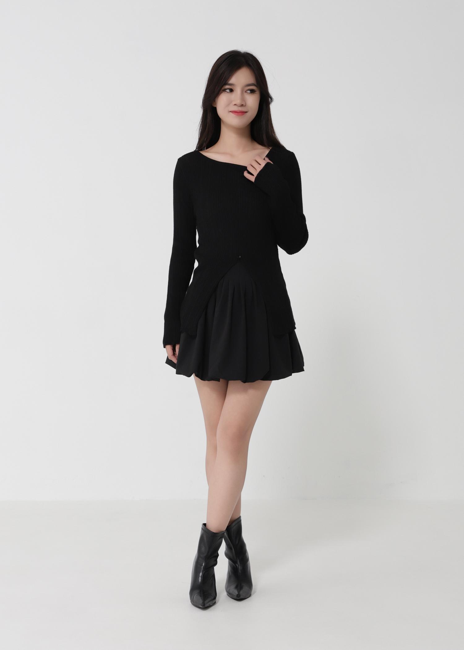 Split Blouse 49027