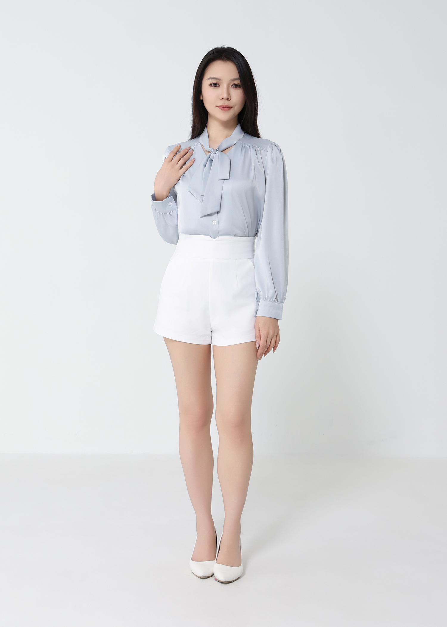 High Waist Basic Short Pants 52403