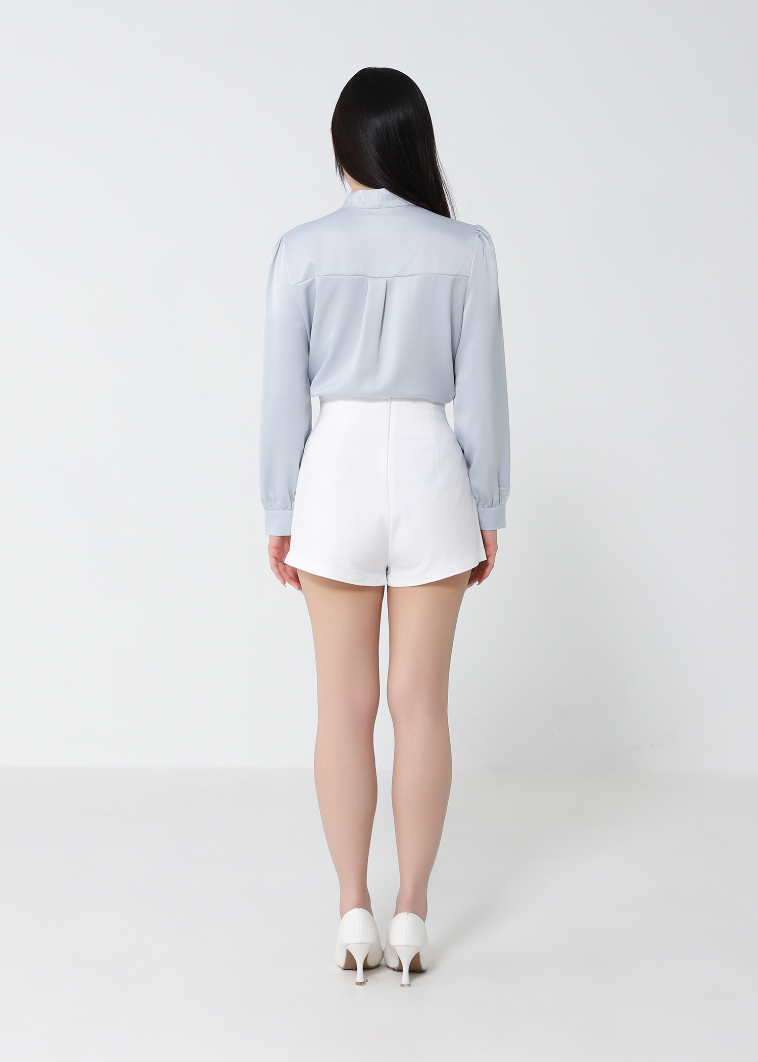High Waist Basic Short Pants 52403