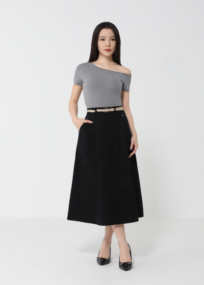 Sloping Short Sleeve Top 49163