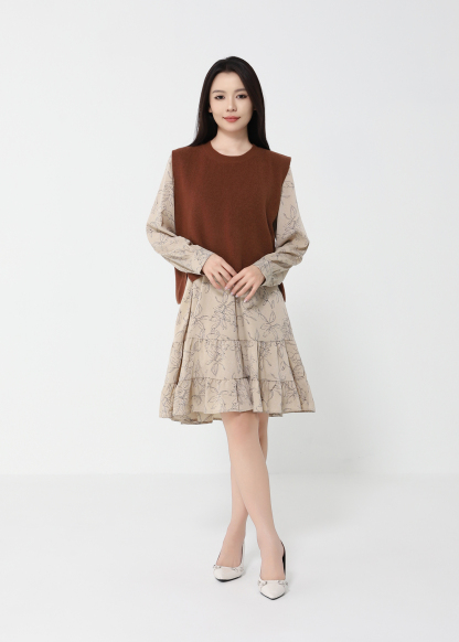 Two Piece Elegant Wear Dress Set 49512