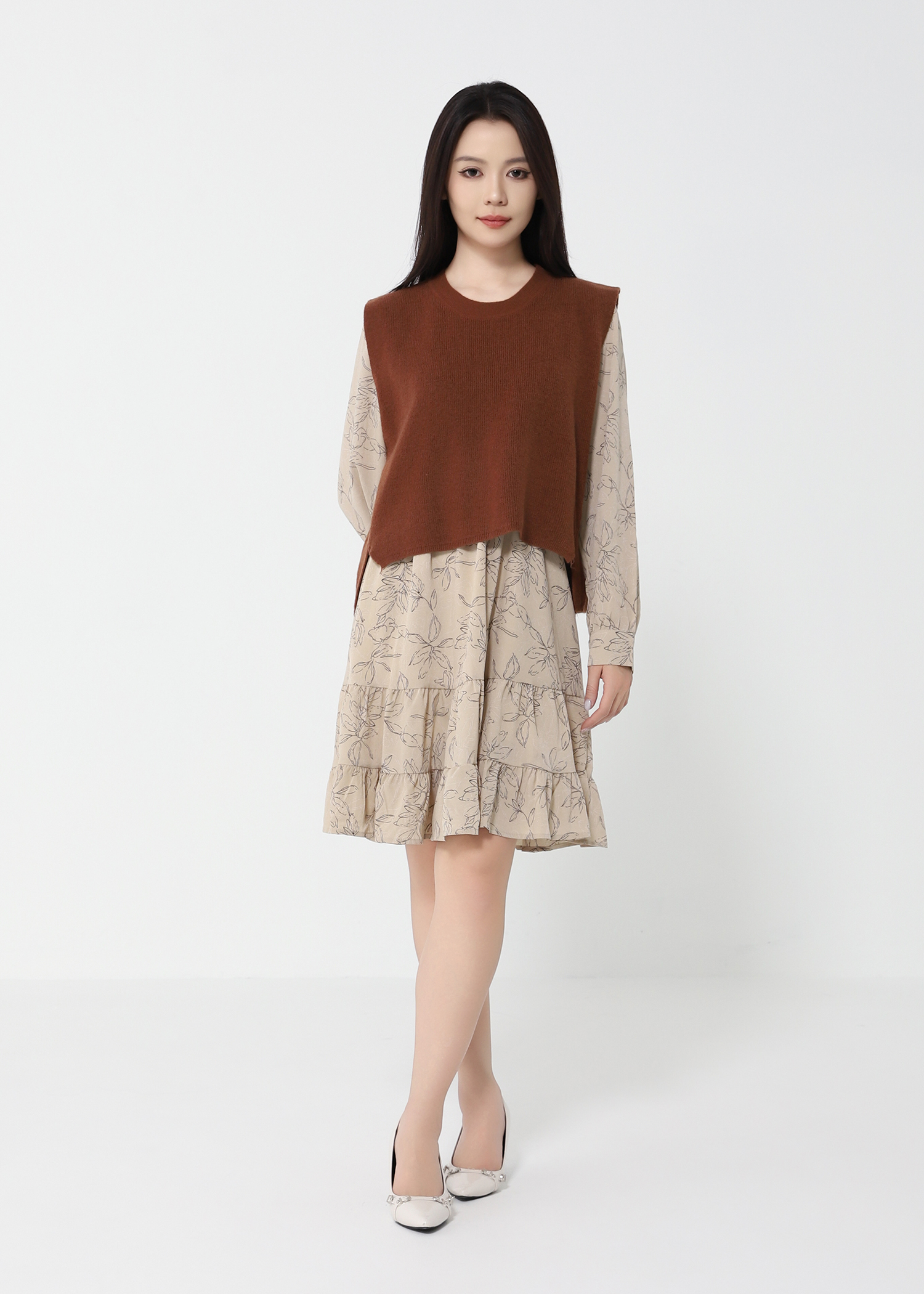 Two Piece Elegant Wear Dress Set 49512