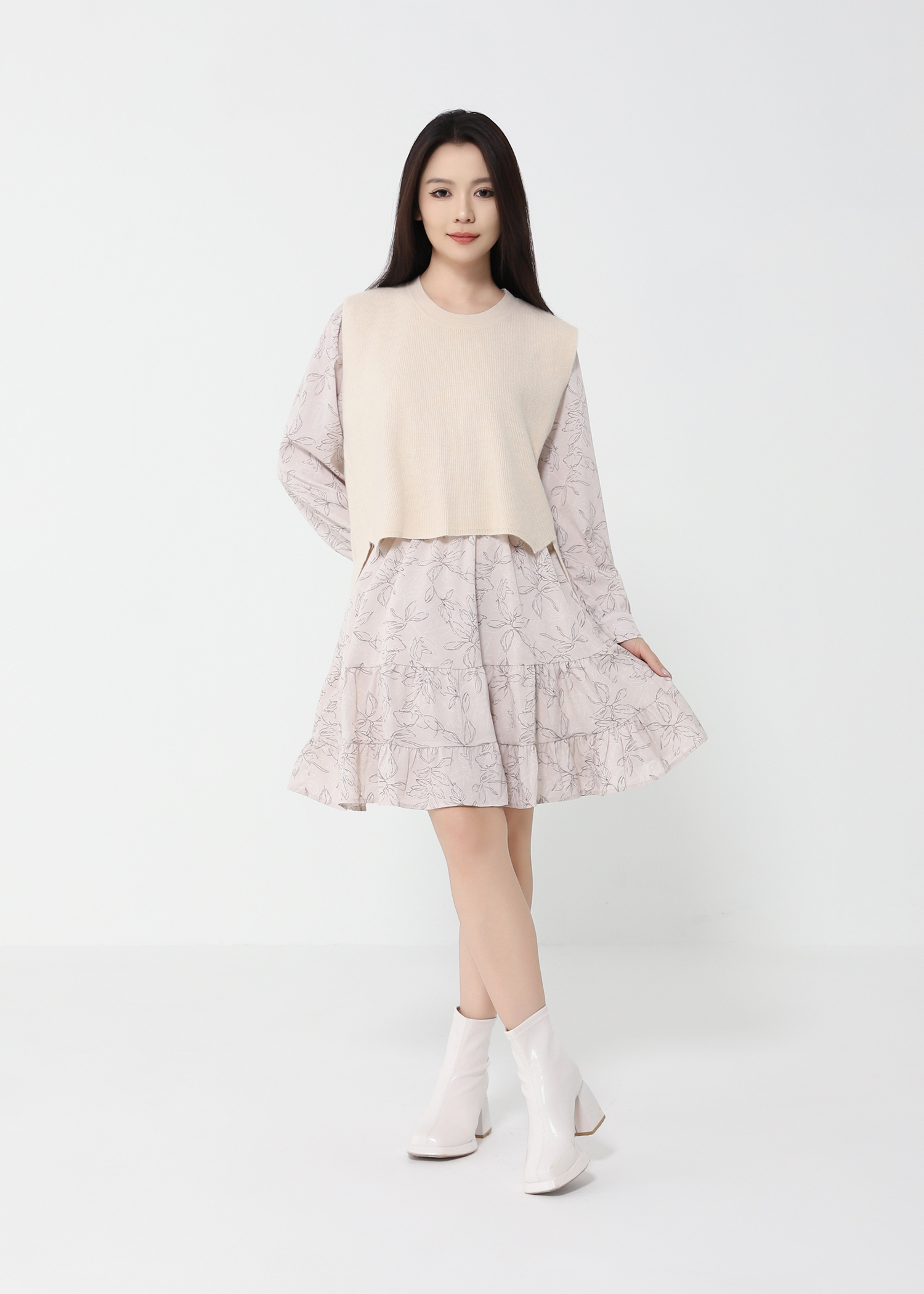 Two Piece Elegant Wear Dress Set 49512