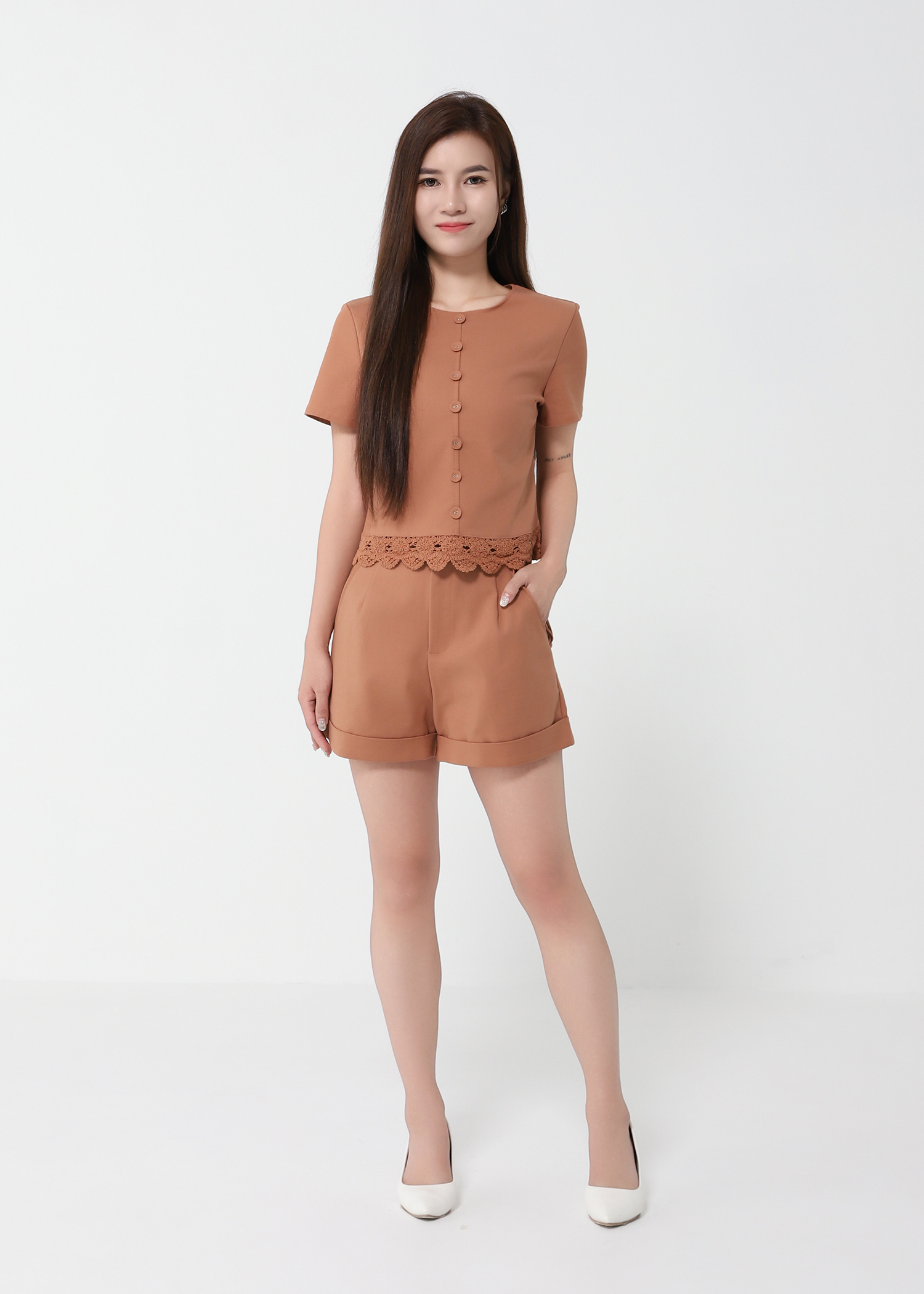 Formal Wear With Lace Set 49525