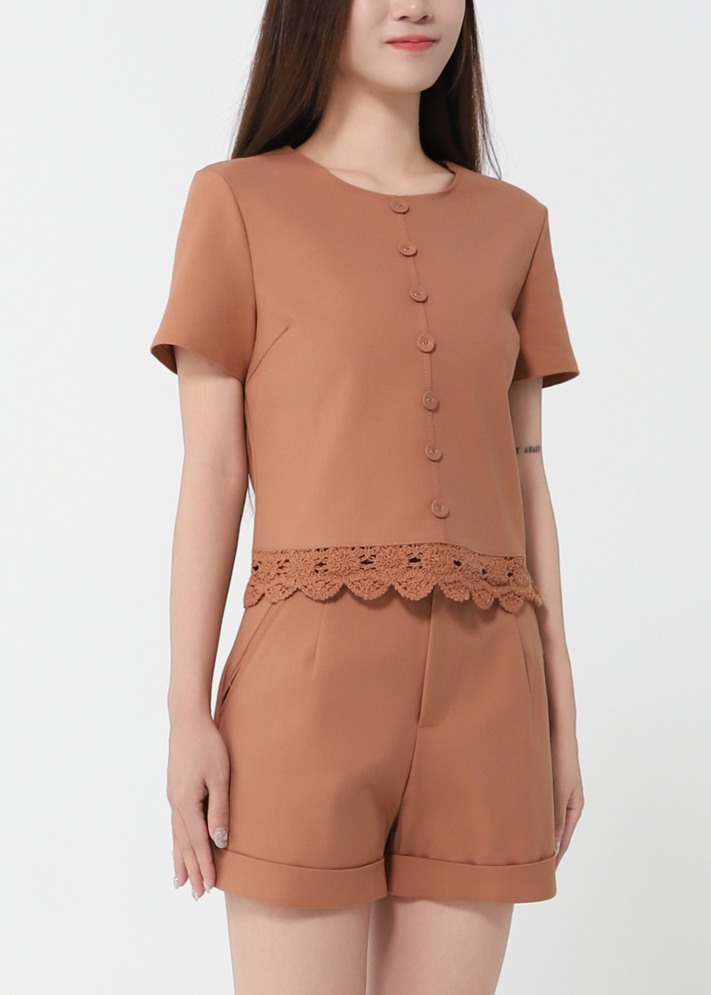 Formal Wear With Lace Set 49525