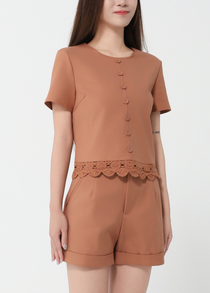 Formal Wear With Lace Set 49525