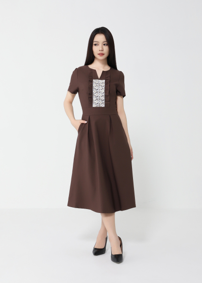 Formal Wear Front Lace Dress 49530