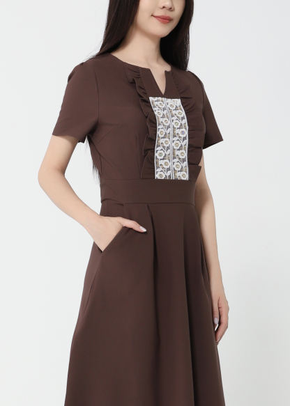 Formal Wear Front Lace Dress 49530