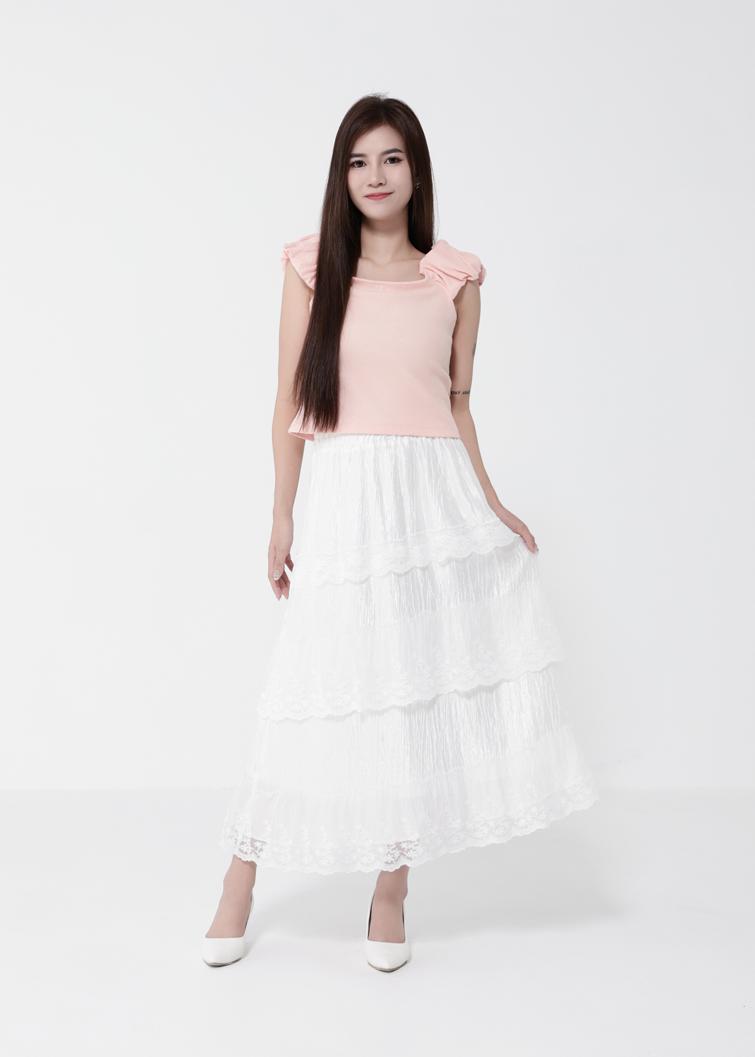 Lace Net Skirt 49569
