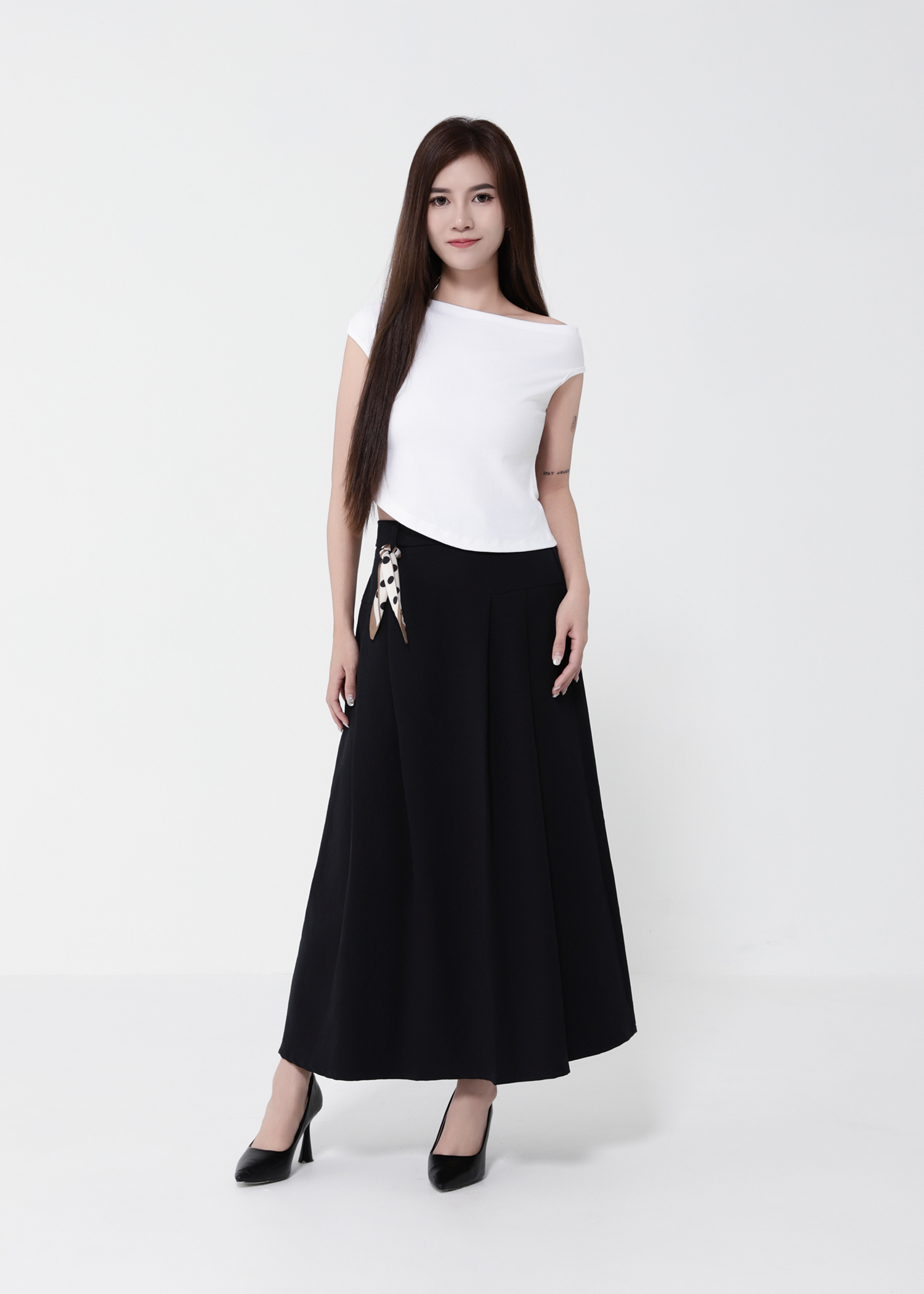 Sloping  Sleeveless Top 49603