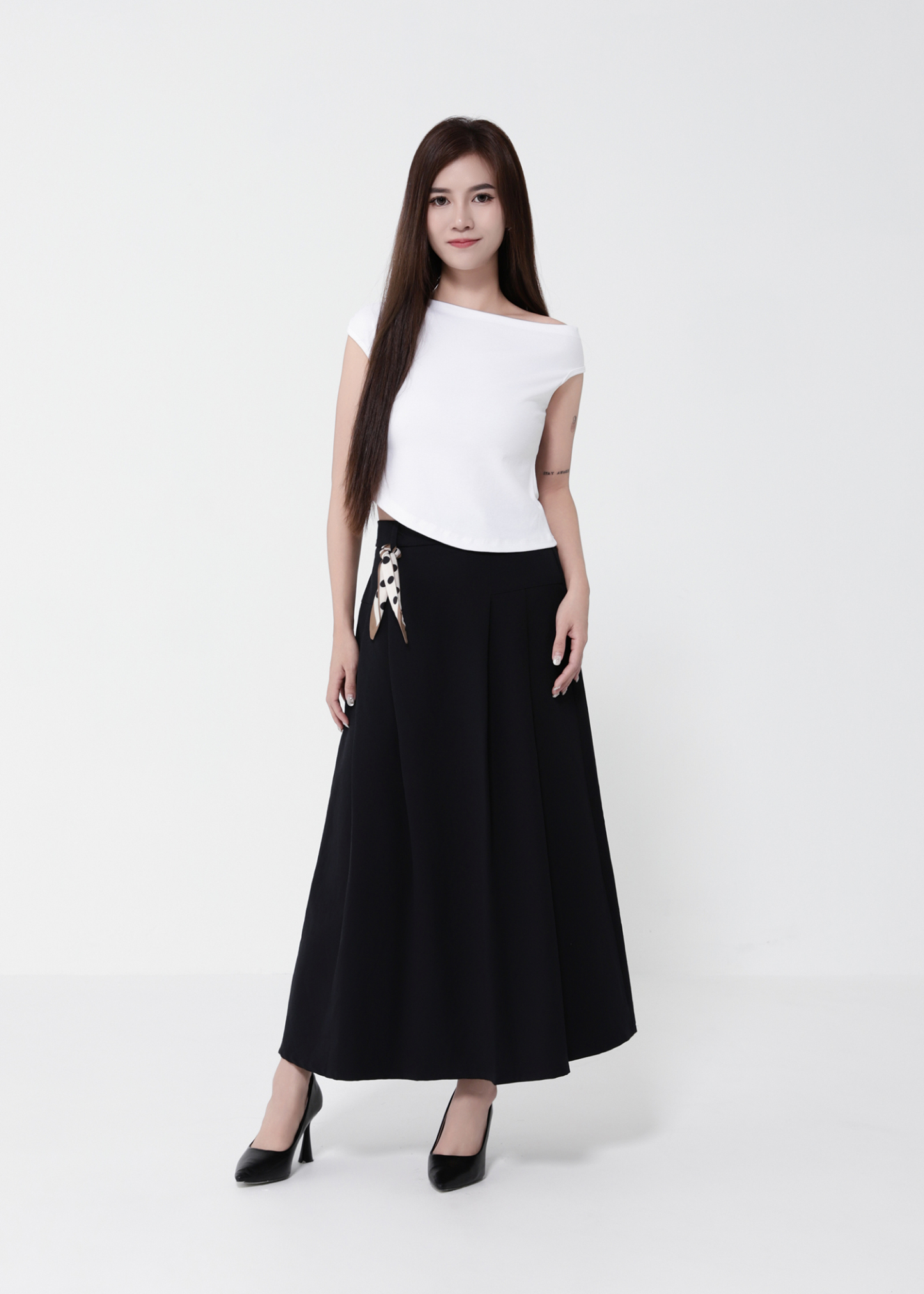 Sloping  Sleeveless Top 49603