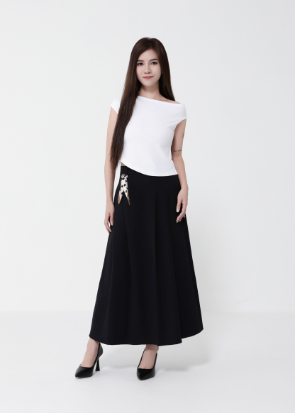 Sloping  Sleeveless Top 49603