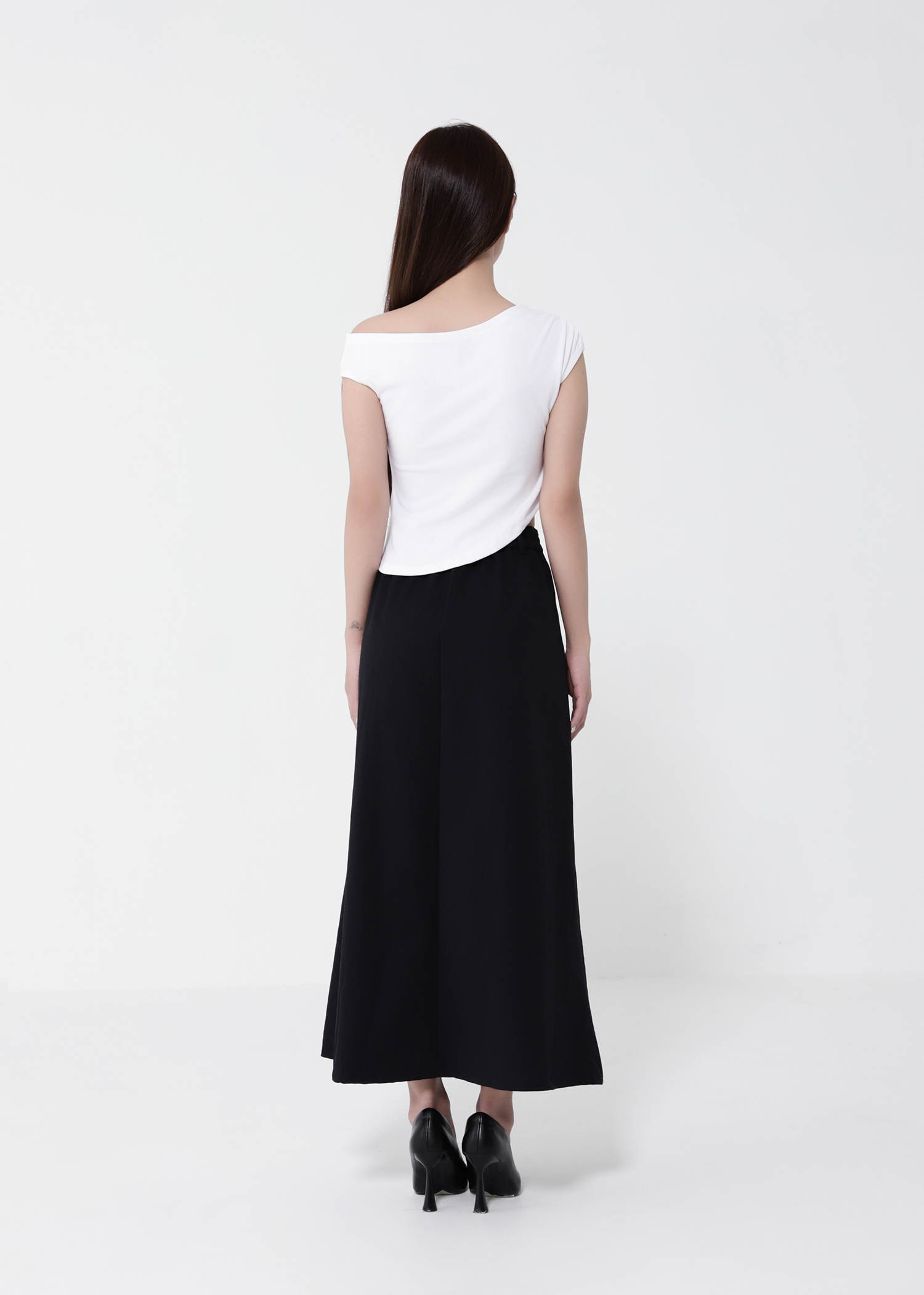 Sloping  Sleeveless Top 49603