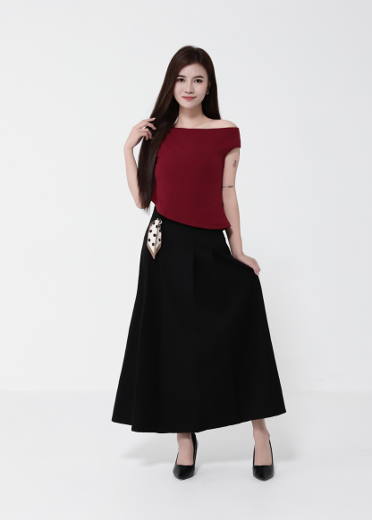 Sloping  Sleeveless Top 49603