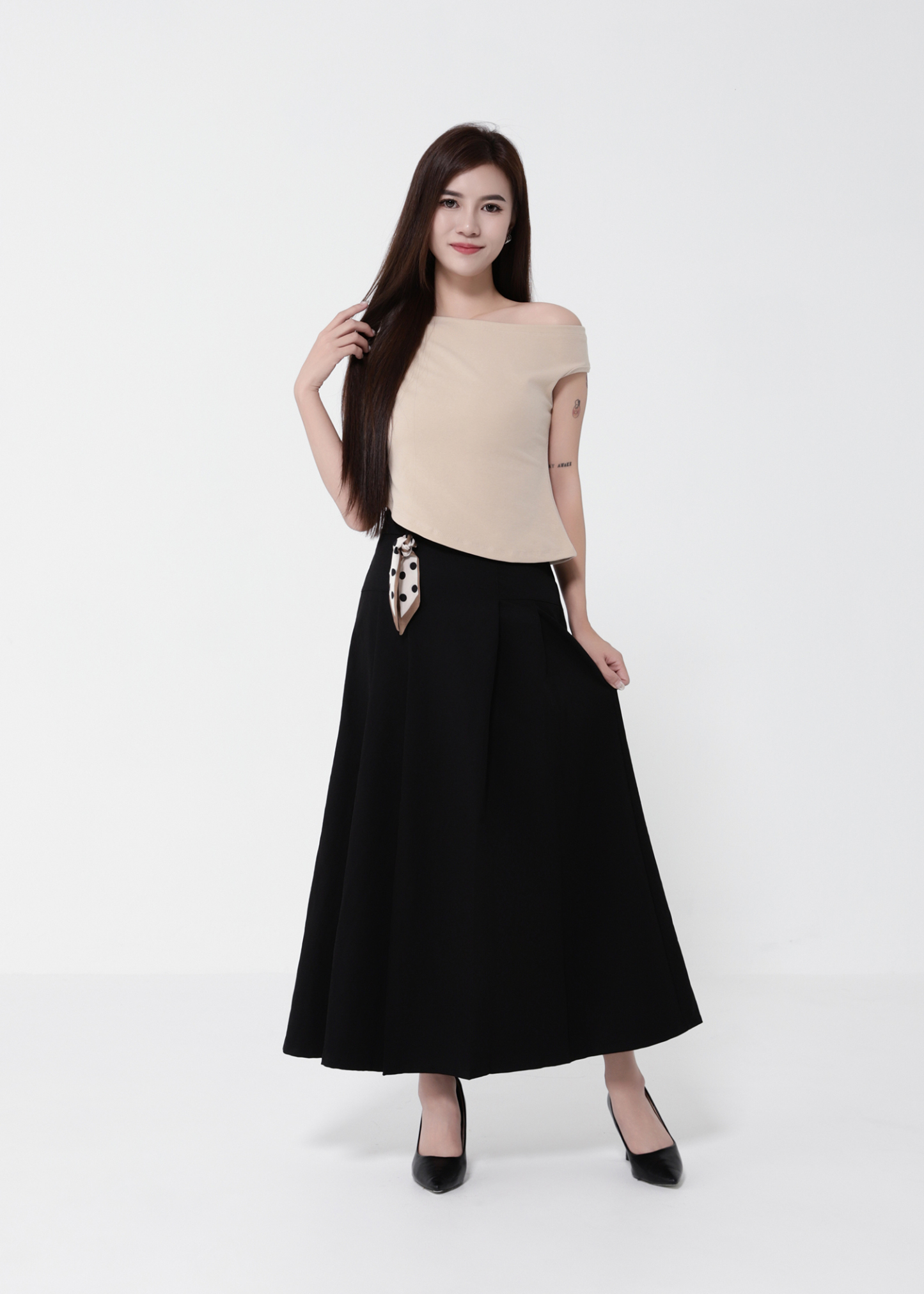 Sloping  Sleeveless Top 49603