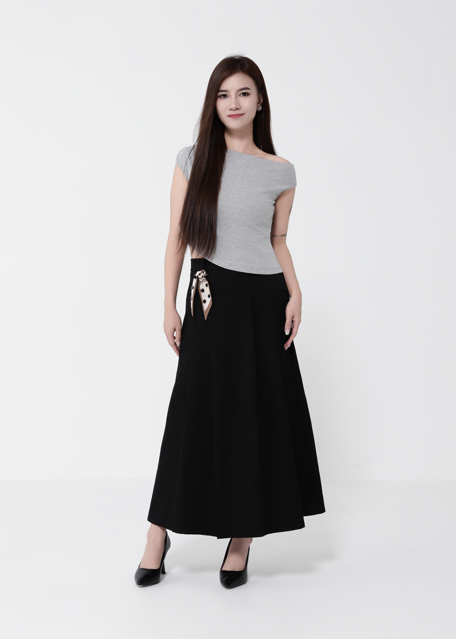 Sloping  Sleeveless Top 49603