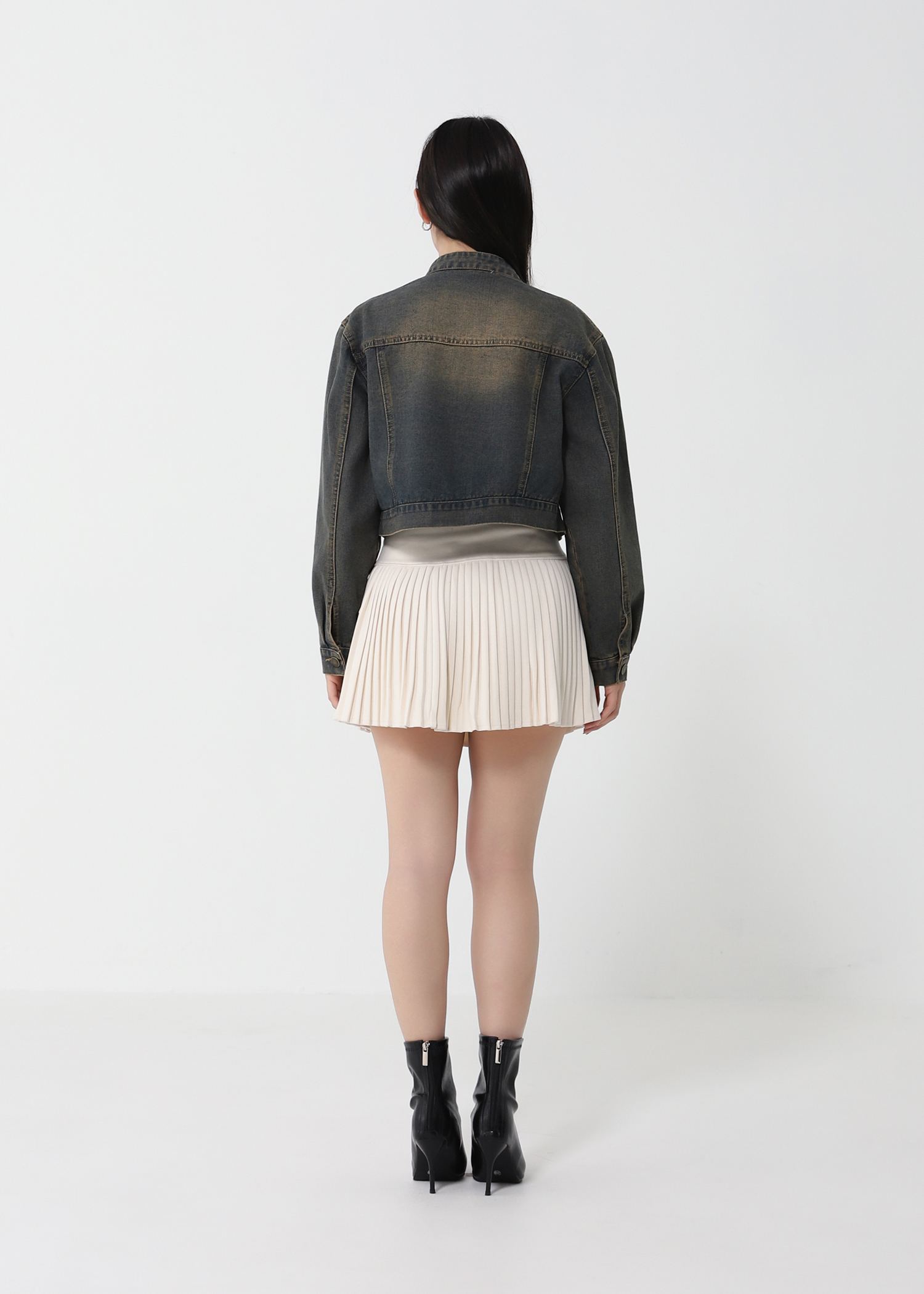 Denim Front Zip Jacket 49650