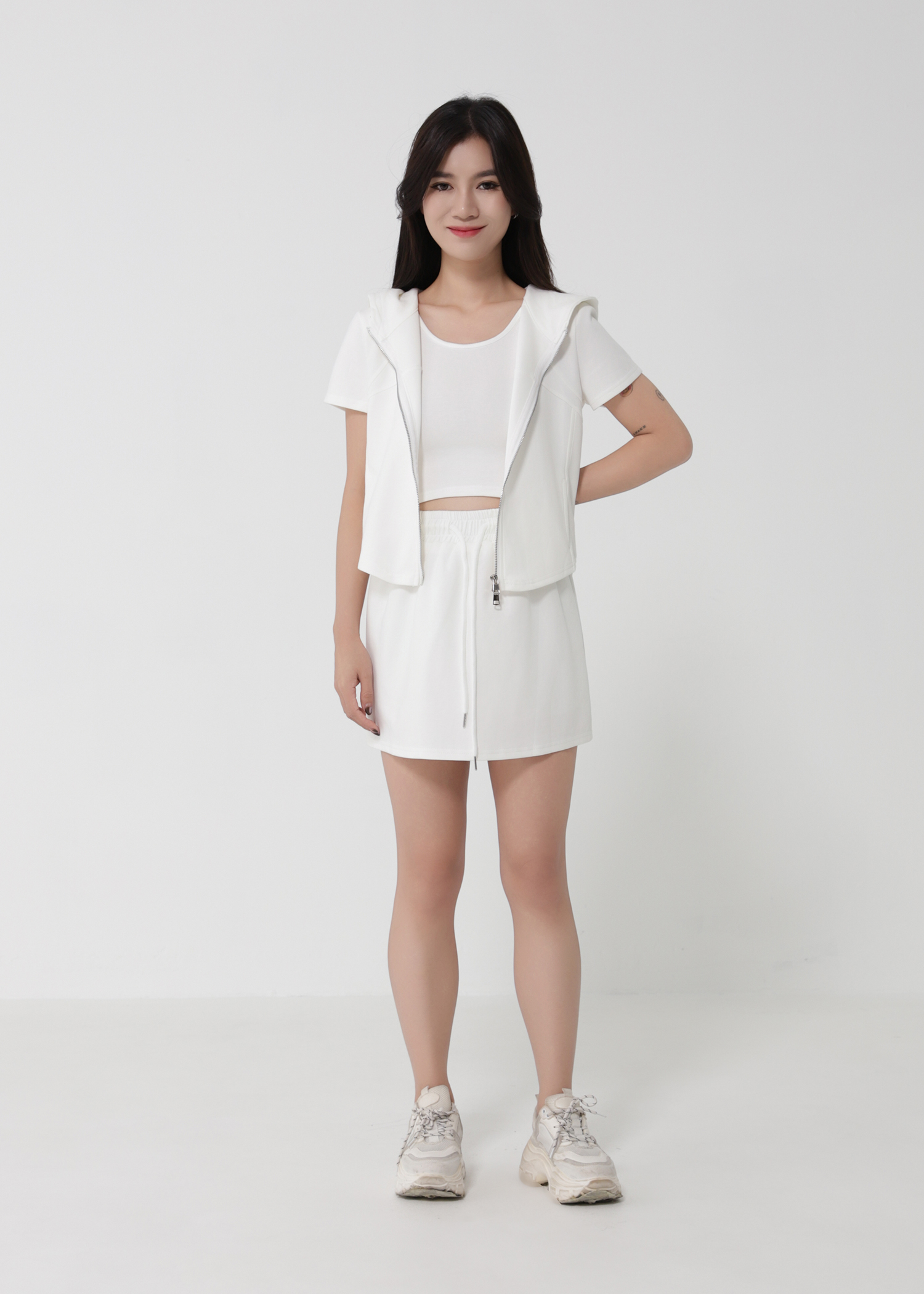 Casual Wear Three Piece Top Set 49888