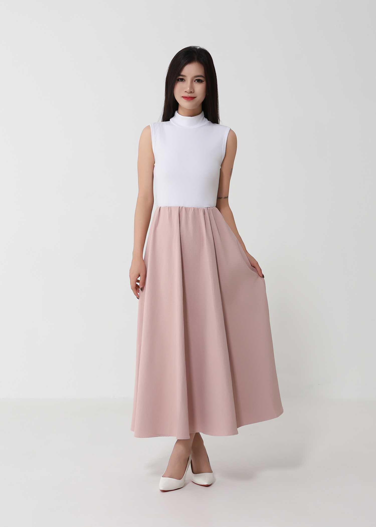 Basic Wear Long Skirt 49904