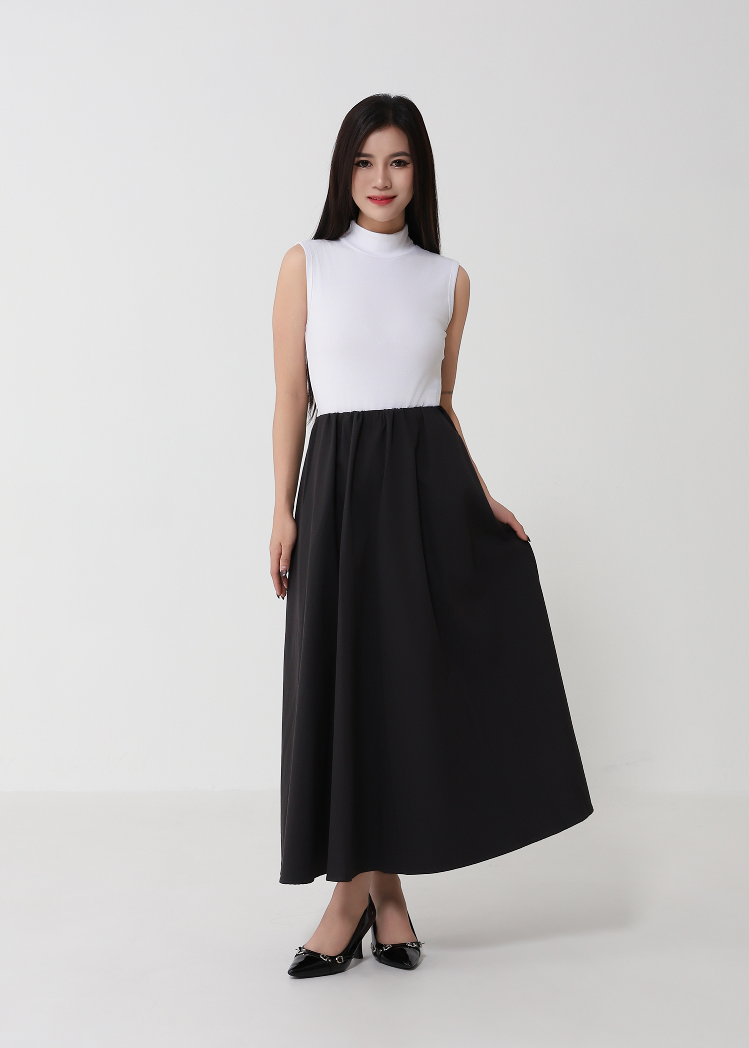 Basic Wear Long Skirt 49904