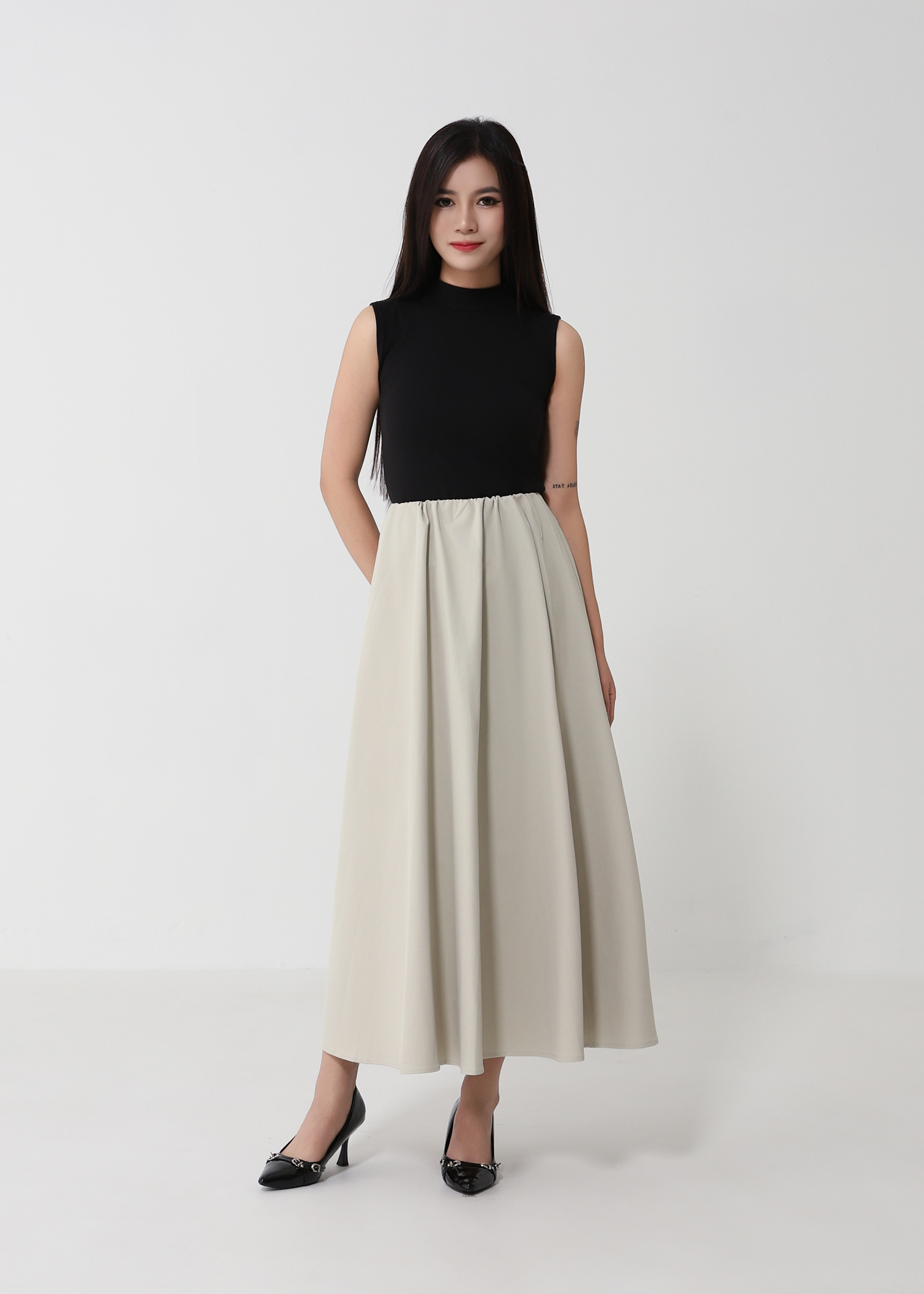 Basic Wear Long Skirt 49904