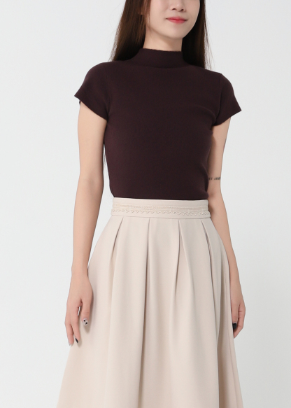 High Waist A Line Skirt 49964