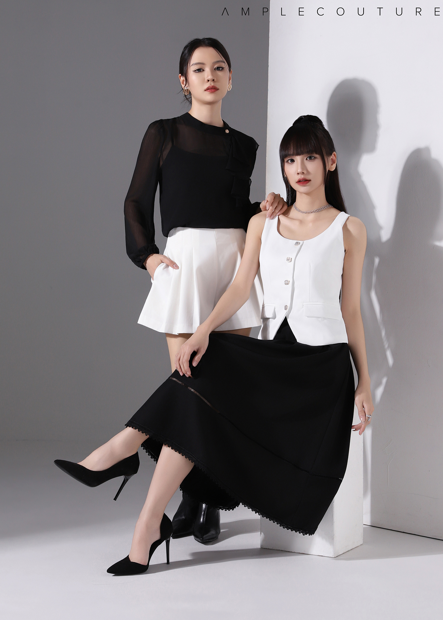 High Waist A Line Skirt 49964
