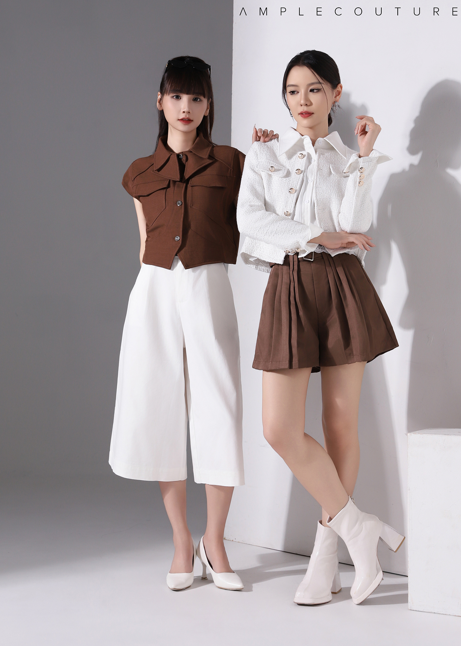 Sleeveless Front Button Top DJ138