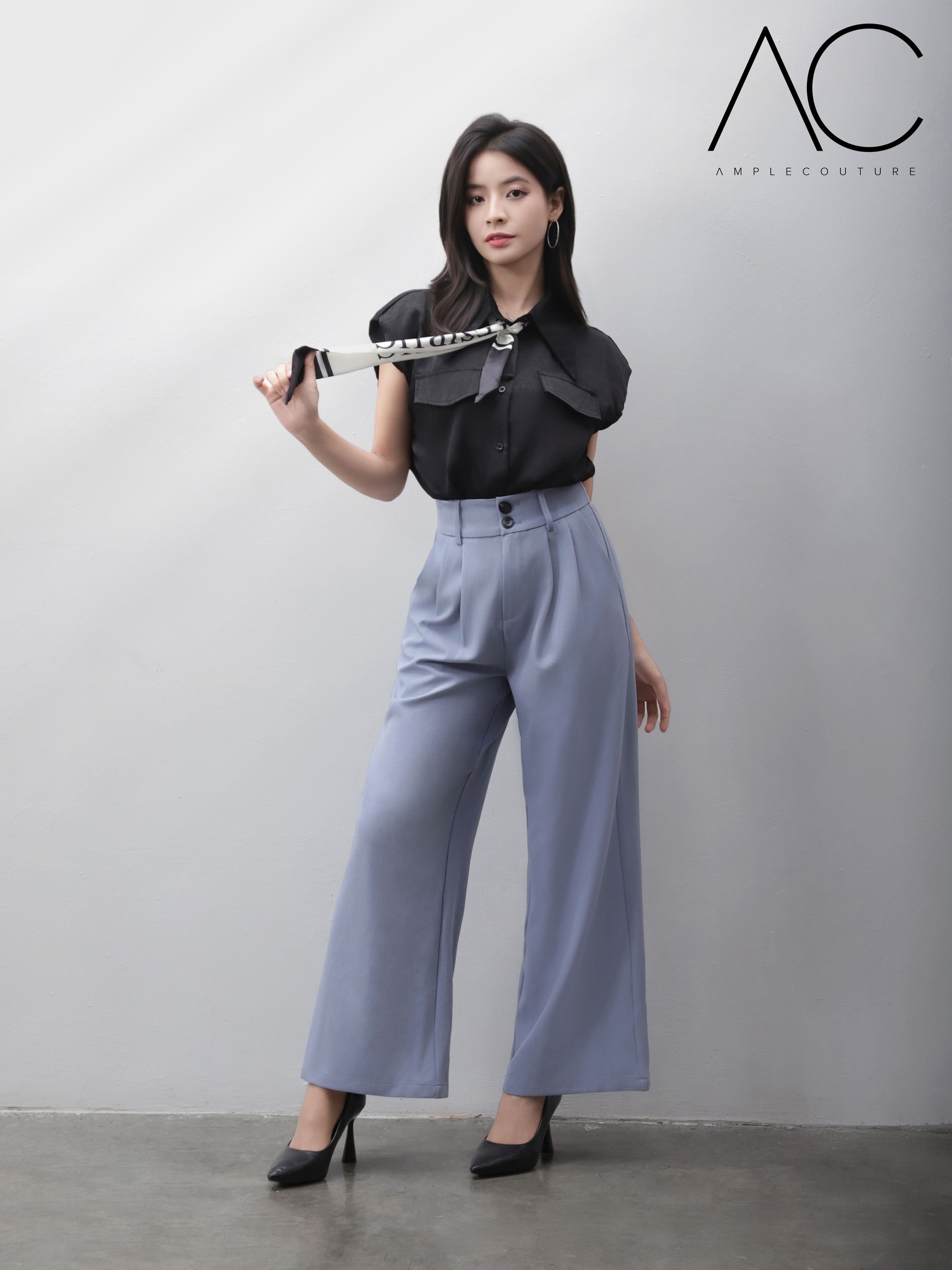 Side Pocket Long Pant AC533