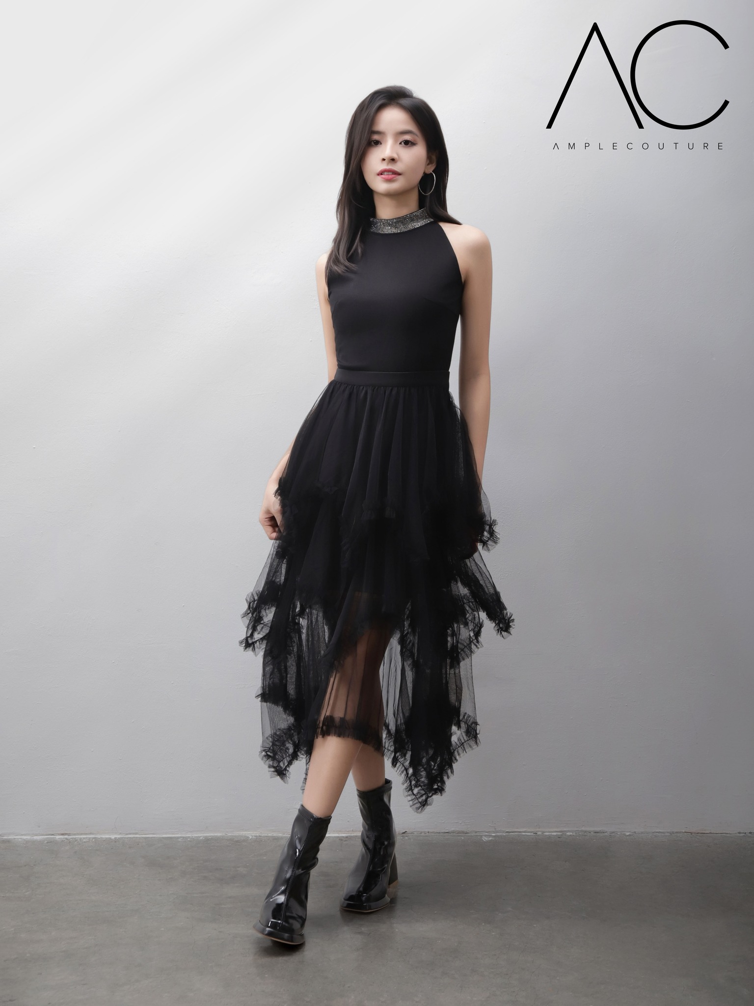 Chiffon Long Skirt 42518