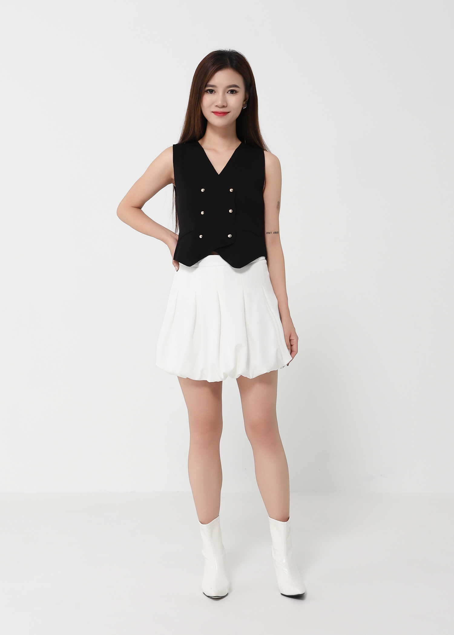 Knitted Sleeveless Top 50586